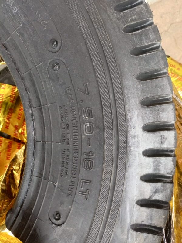 7.50R16 Orion Tyres Made in Sri Lanka